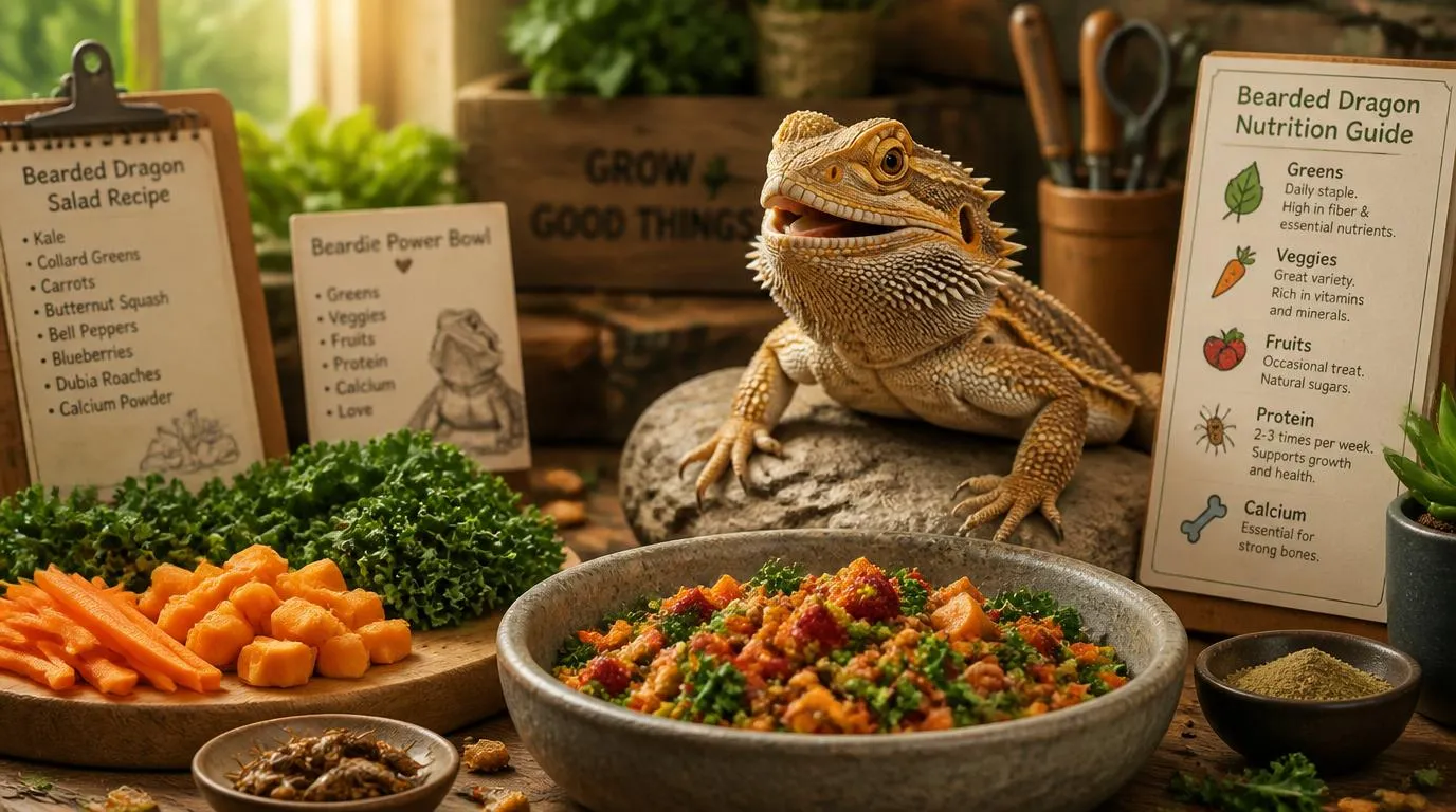 How to Make Homemade Reptile Food for Bearded Dragons